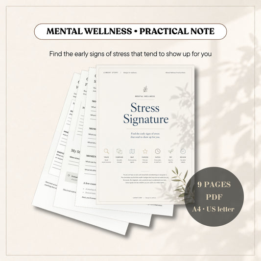 Stress Signature Worksheet — Practical Note (Printable PDF)
