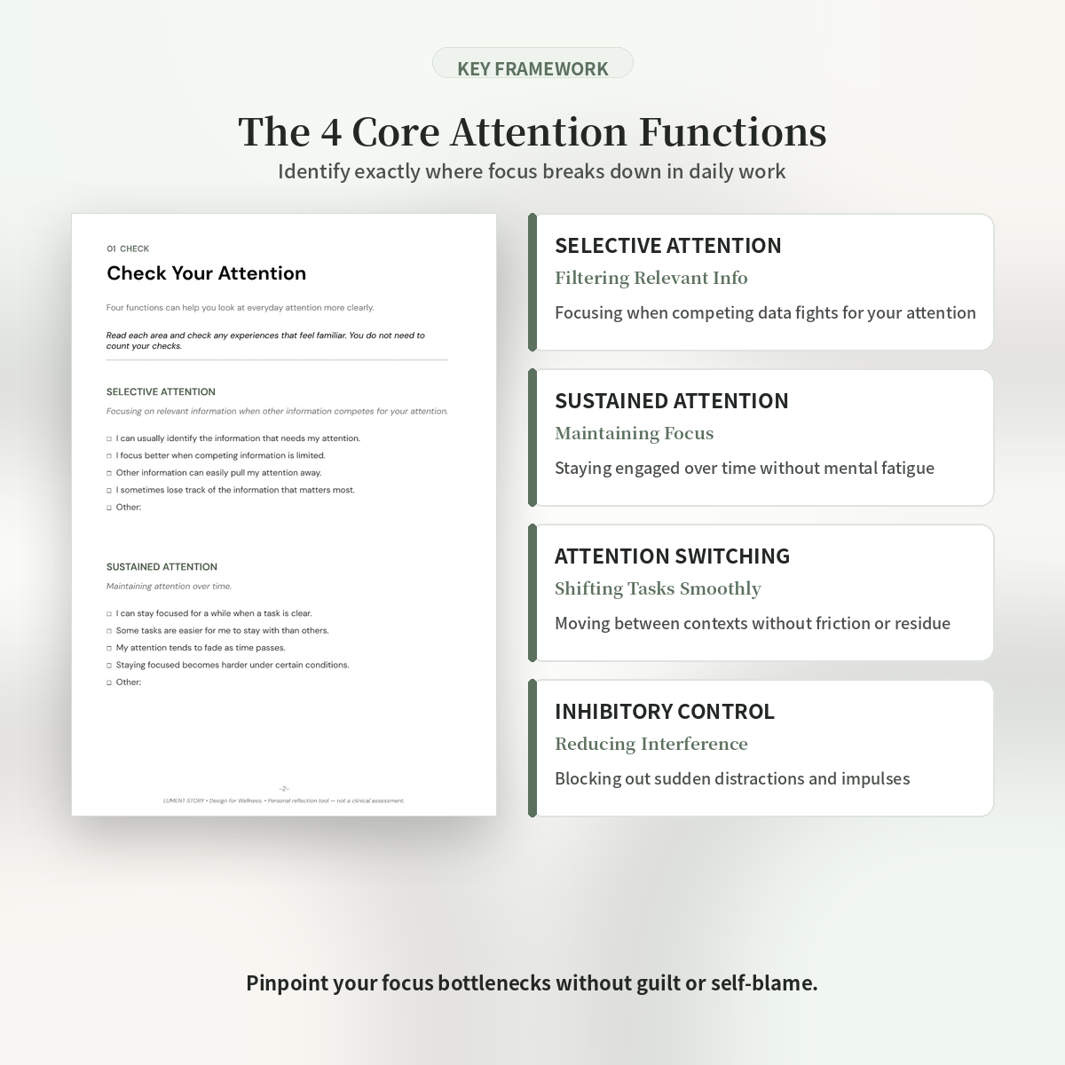 Attention Profile Worksheet — Practical Note (Printable PDF)