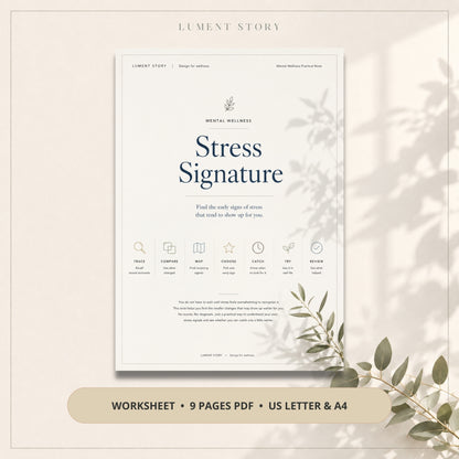 Stress Signature Worksheet — Practical Note (Printable PDF)