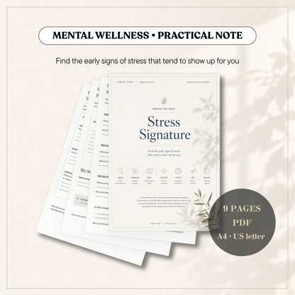 Stress Signature Worksheet — Practical Note (Printable PDF)