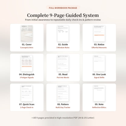 Mental Fatigue Scan Worksheet — Practical Note (Printable PDF)