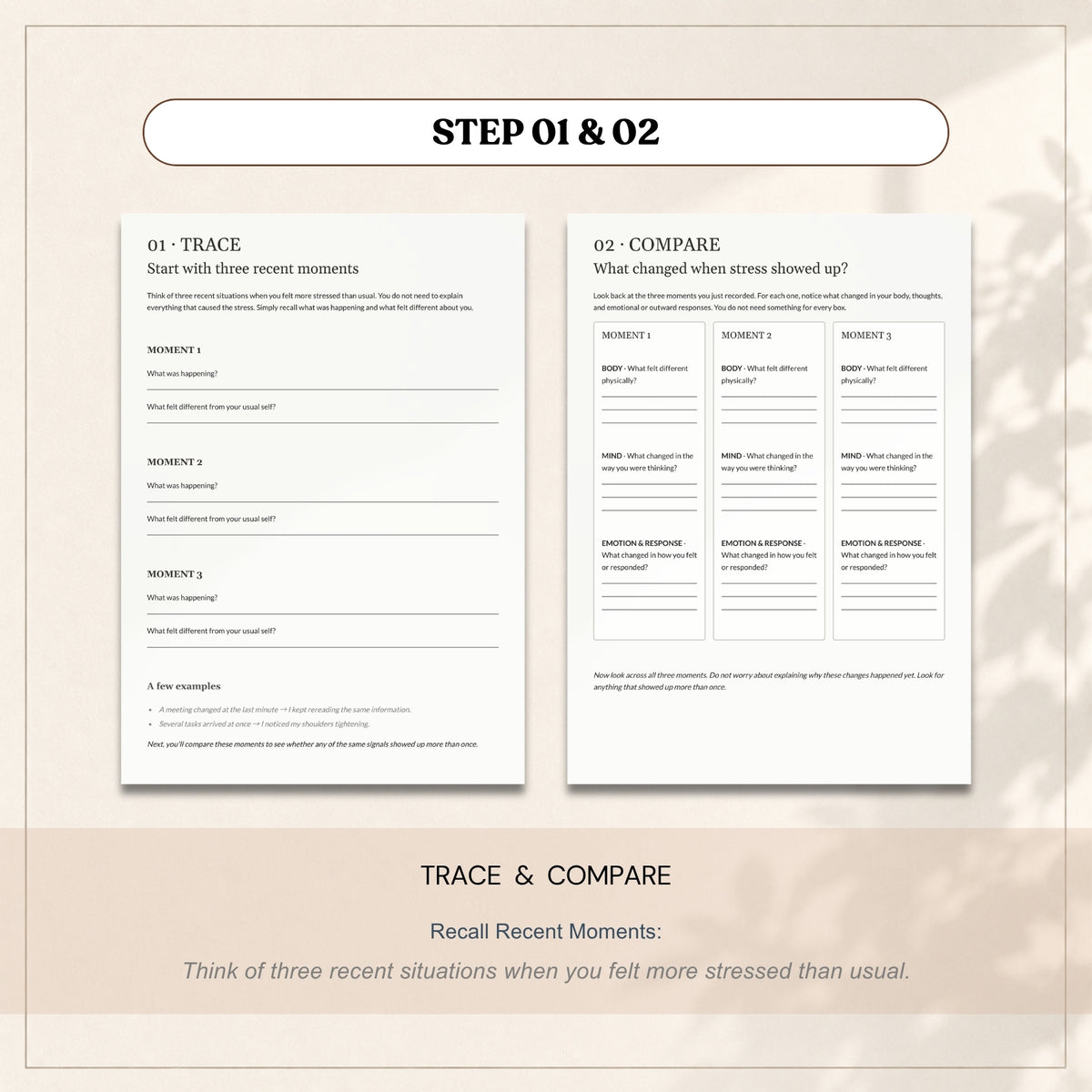 Stress Signature Worksheet — Practical Note (Printable PDF)