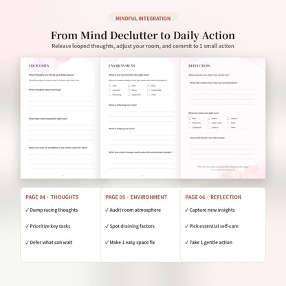 Mind Check-in Worksheet — Practical Note (Printable PDF)