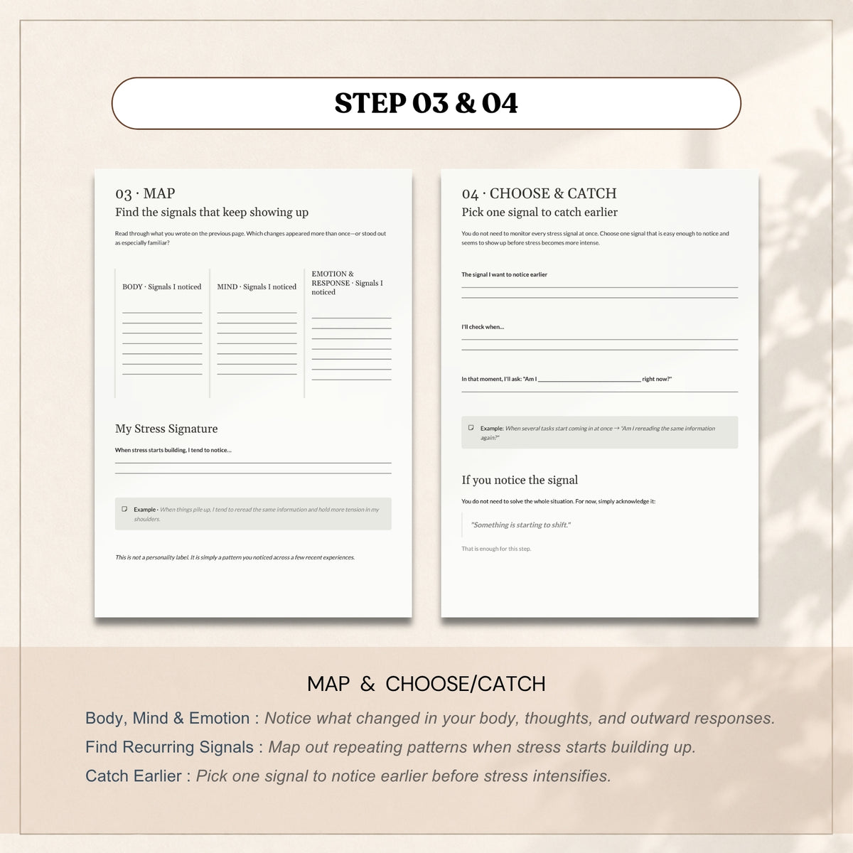 Stress Signature Worksheet — Practical Note (Printable PDF)