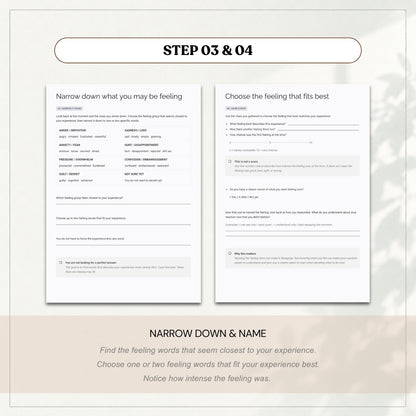 Emotion Map Worksheet — Practical Note (Printable PDF)