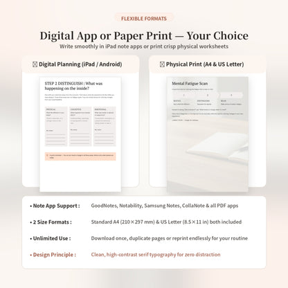 Mental Fatigue Scan Worksheet — Practical Note (Printable PDF)