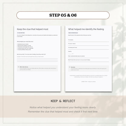 Emotion Map Worksheet — Practical Note (Printable PDF)